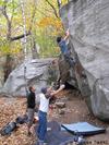 Tom in the arete to the left of Harry Spotter