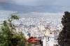 Blick von der Acropolis ber Athen.